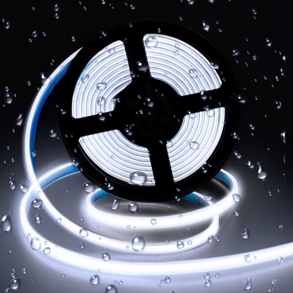Waterproof COB LED Strip For Bathrooms and Wet Areas (24V)