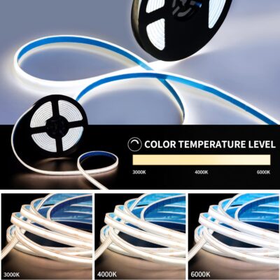 shower niche lighting kit light color temperature