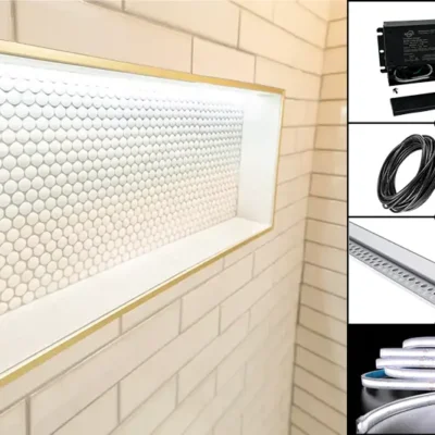 Install Shower Niche Lights