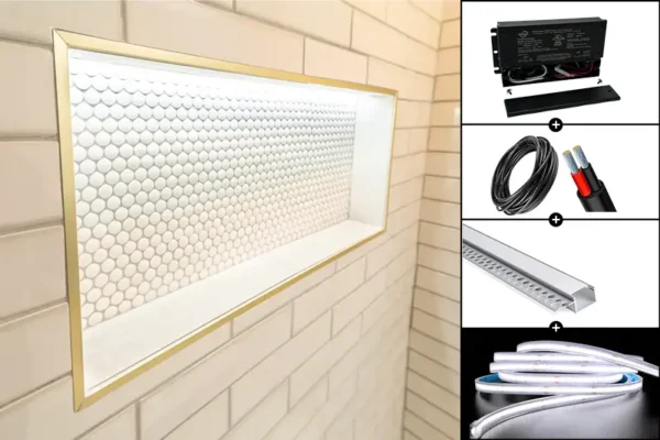 Install Shower Niche Lights