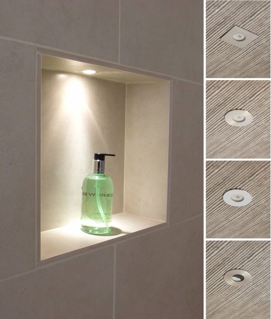 Recessed Spot LED Shower Niche Light