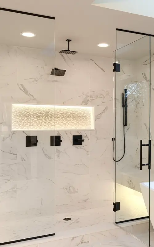 shower niche lighting system