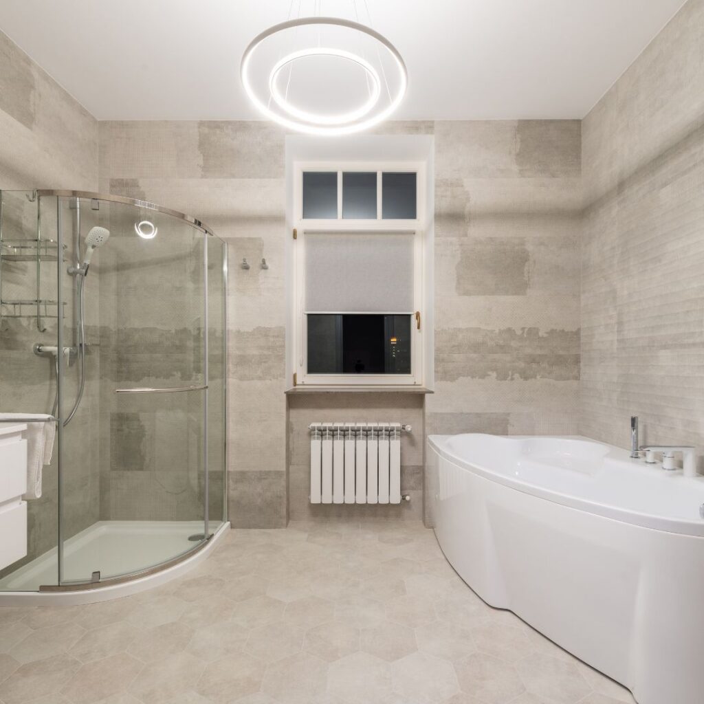 Shower niche lighting ideas