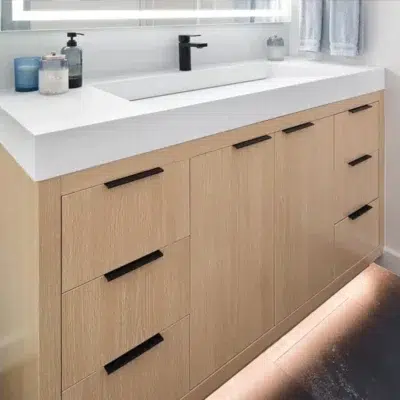 Floating or Toe Kick Vanity LED Light Kit for Bathrooms | Waterproof