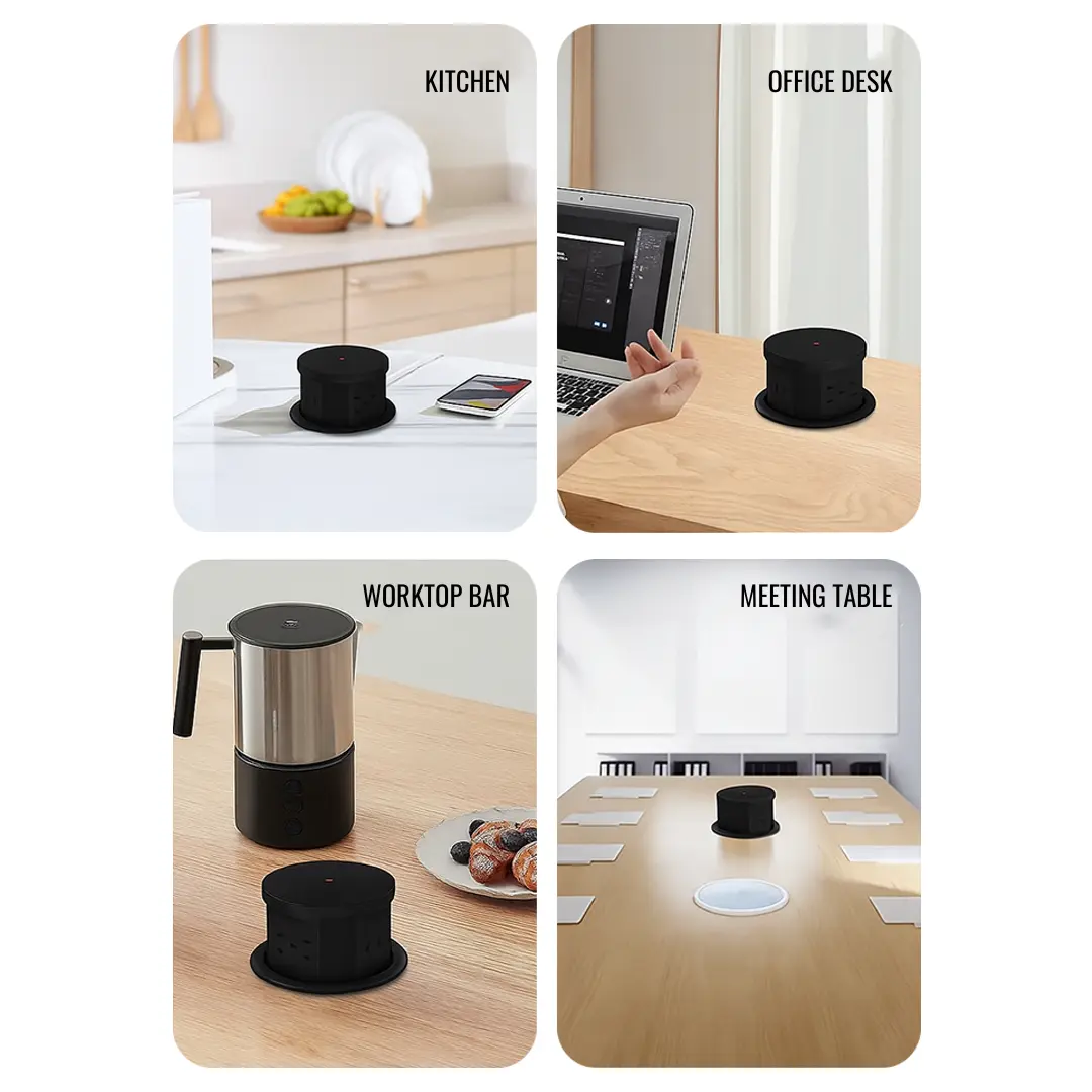 Pop-up Outlet with Wireless Charger - Image 7