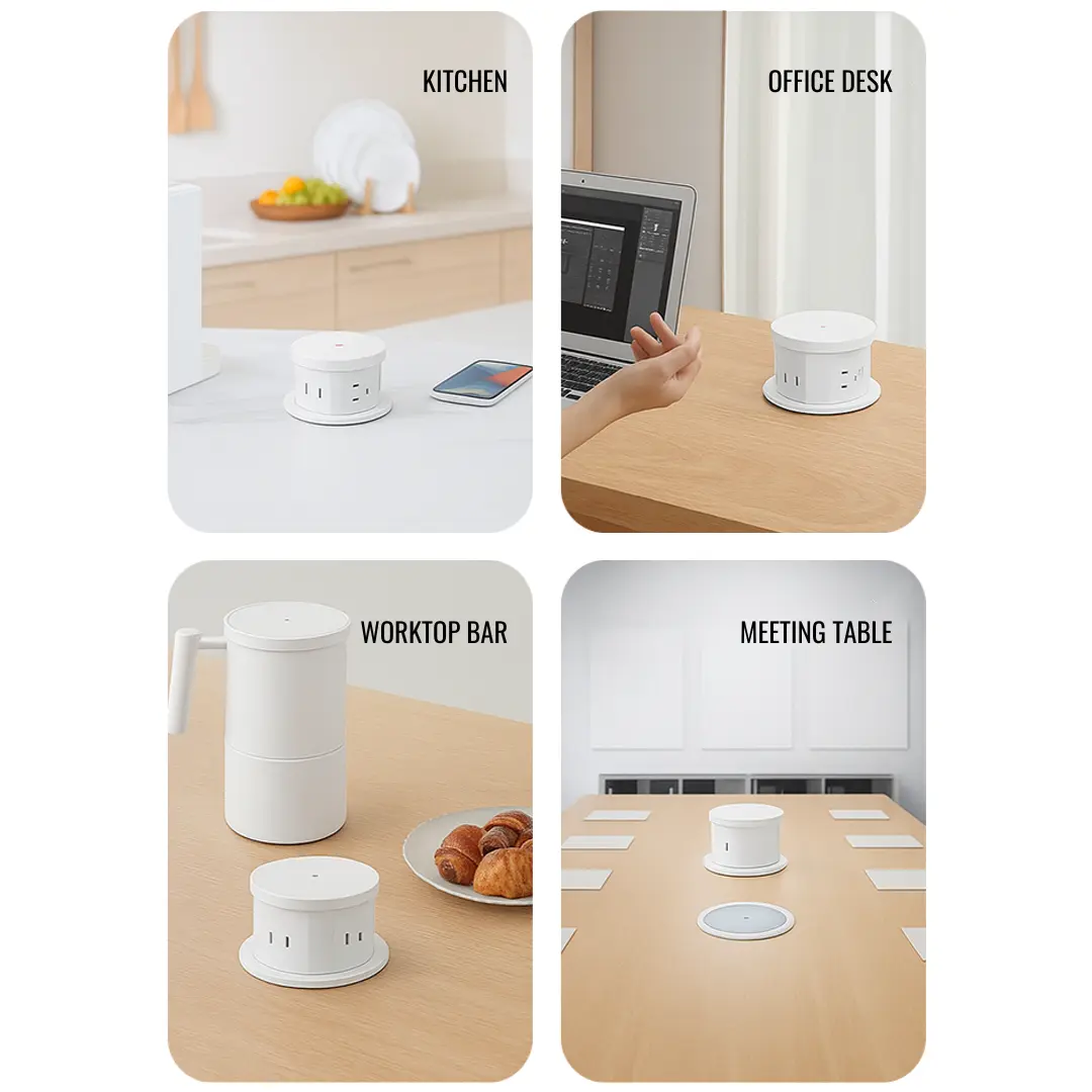 Pop-up Outlet with Wireless Charger - Image 5