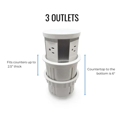 Pop-up Outlet with Wireless Charger