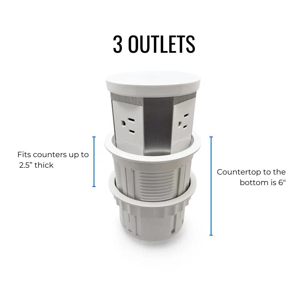 Pop-up Outlet with Wireless Charger