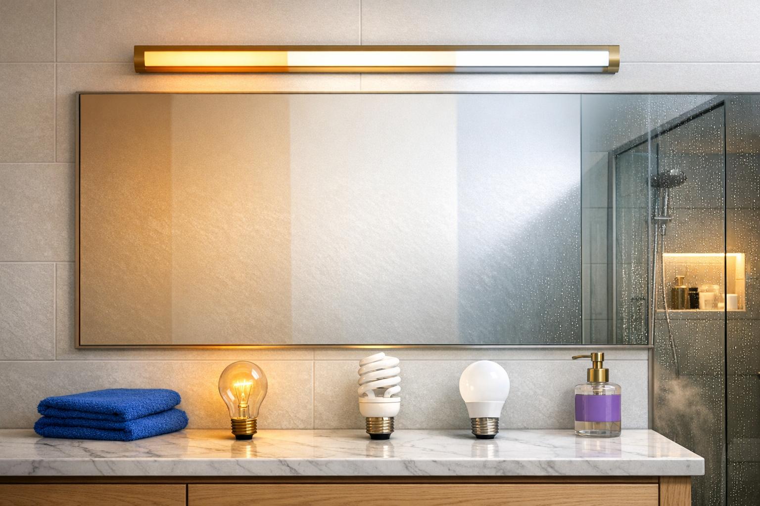 LED Bathroom Lighting vs Traditional