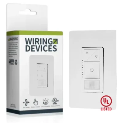 MOTION & DIMMER SWITCH FOR LED SYSTEMS 5-200w (WHITE)