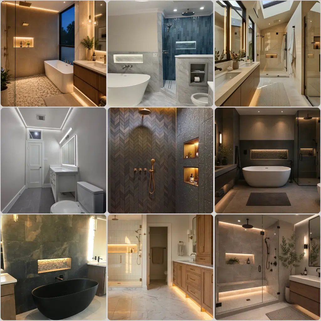 Shower Niche LED, vanity led, ceiling led